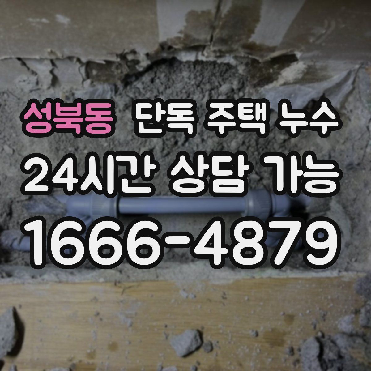 성북동 단독 주택 누수