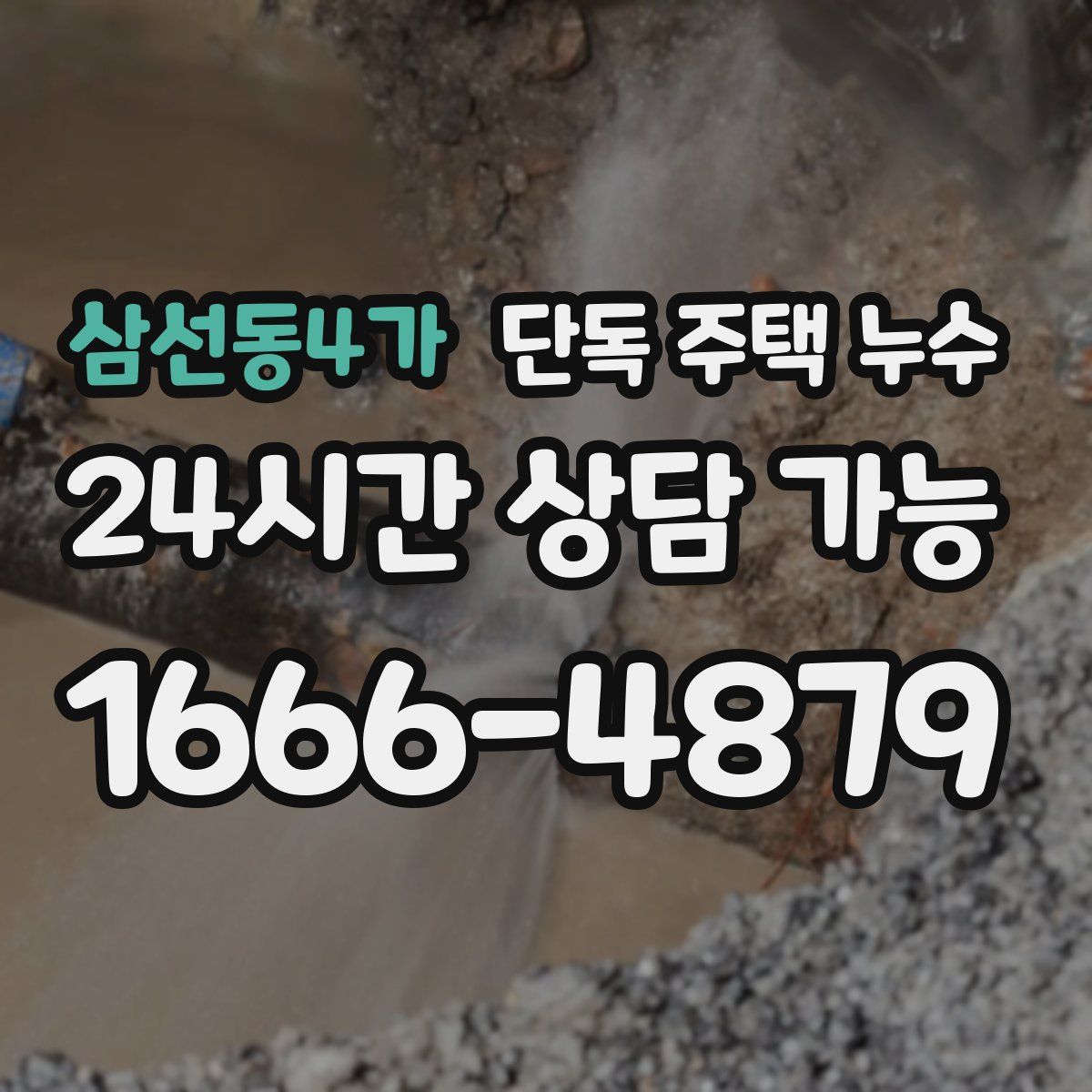 삼선동4가 단독 주택 누수