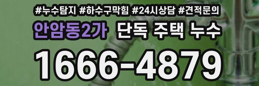 안암동2가 단독 주택 누수