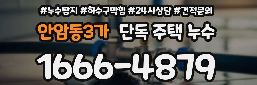 안암동3가 단독 주택 누수