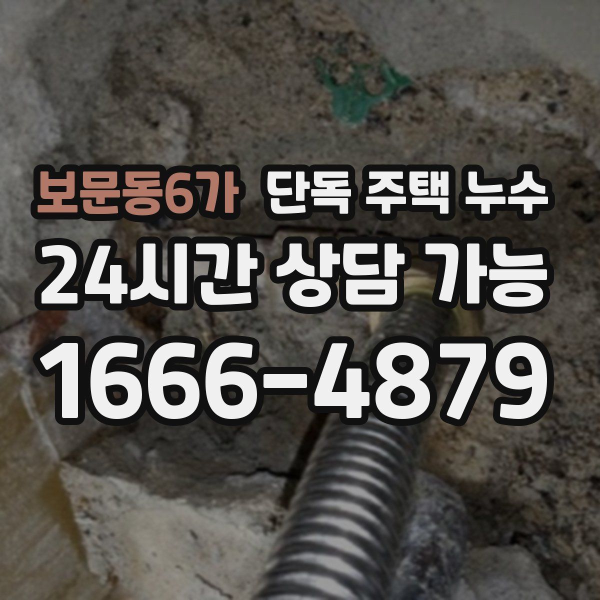 보문동6가 단독 주택 누수