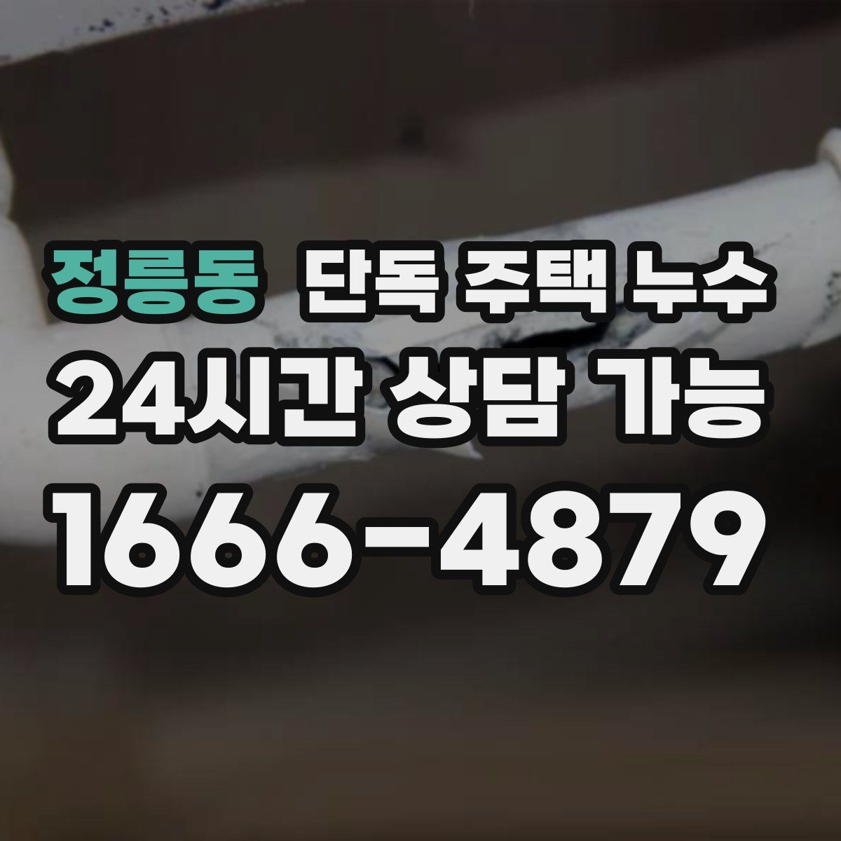 정릉동 단독 주택 누수