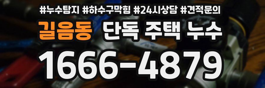 길음동 단독 주택 누수