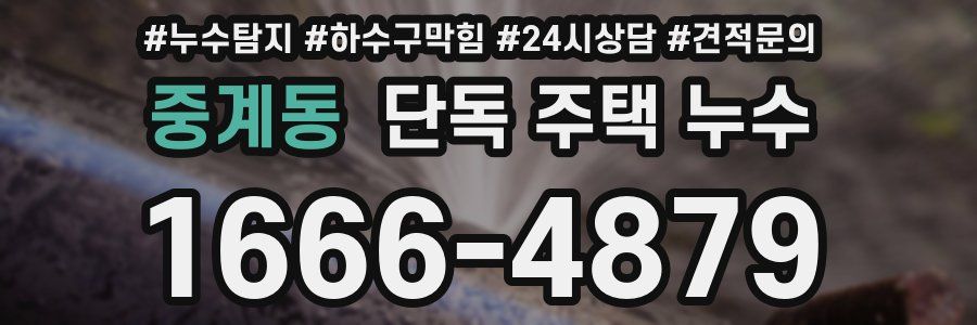 중계동 단독 주택 누수