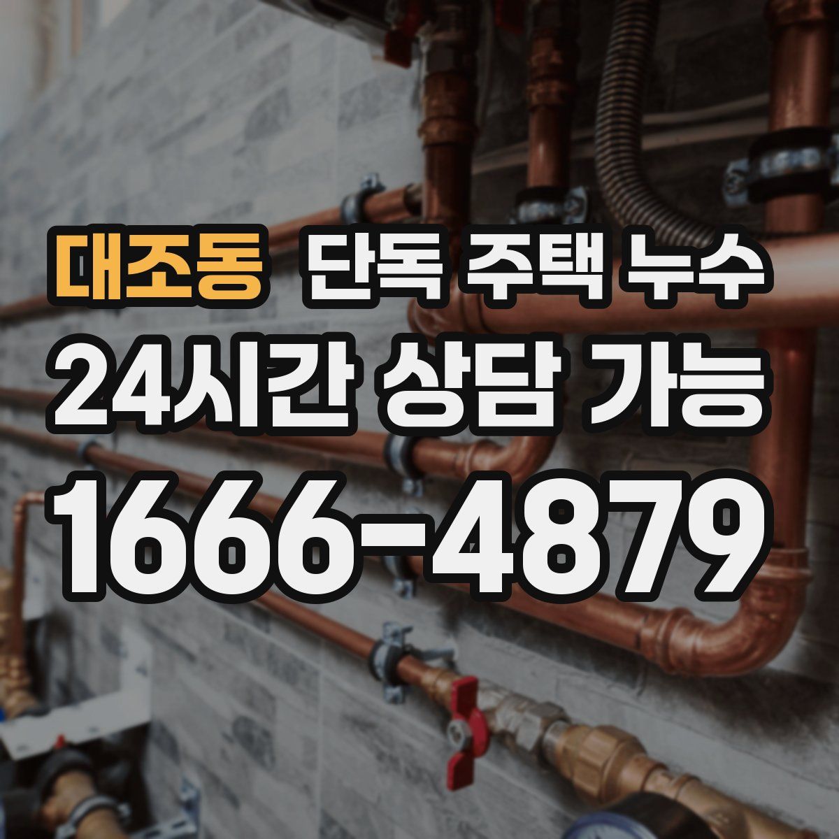 대조동 단독 주택 누수