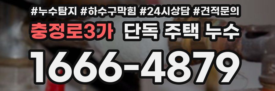 충정로3가 단독 주택 누수