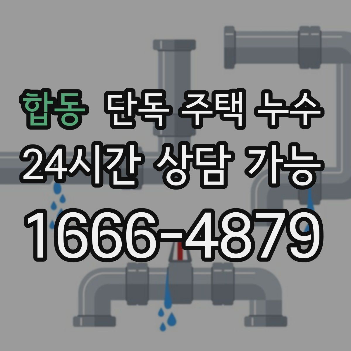합동 단독 주택 누수 평소에도 젖는 누수의 특징