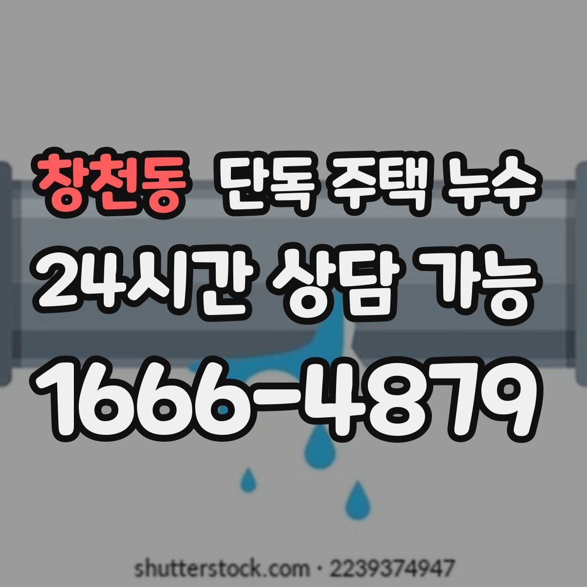 창천동 단독 주택 누수 거실 천장 중앙에 얼룩이 생길 때