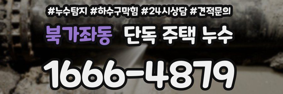 북가좌동 단독 주택 누수