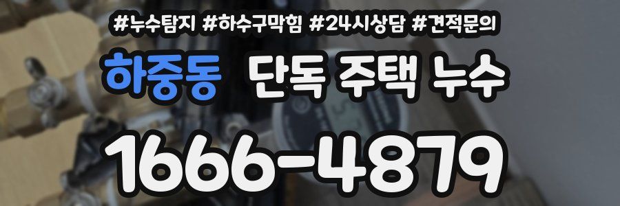 하중동 단독 주택 누수