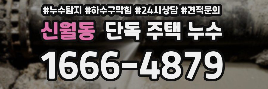 신월동 단독 주택 누수