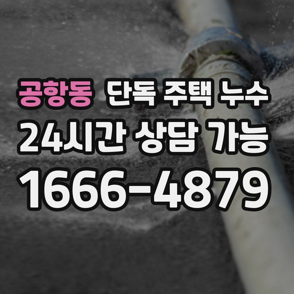 공항동 단독 주택 누수 지붕 고정 부위가 느슨해질 때의 흔적