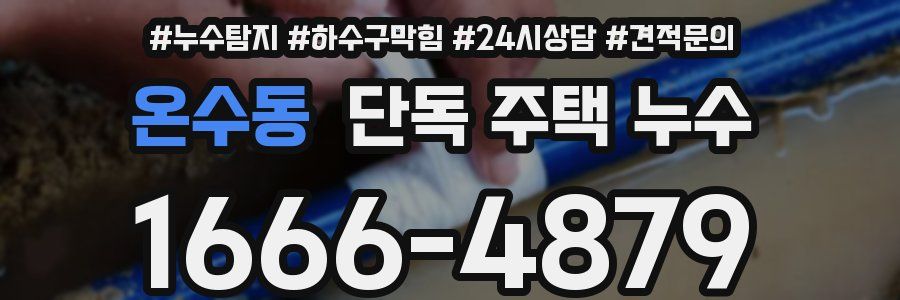 온수동 단독 주택 누수