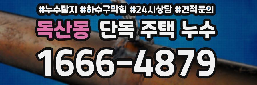 독산동 단독 주택 누수