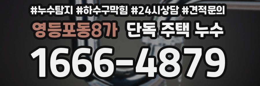 영등포동8가 단독 주택 누수