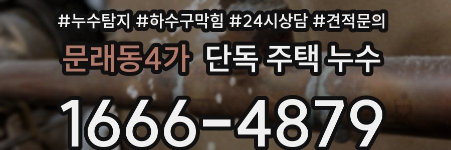 문래동4가 단독 주택 누수