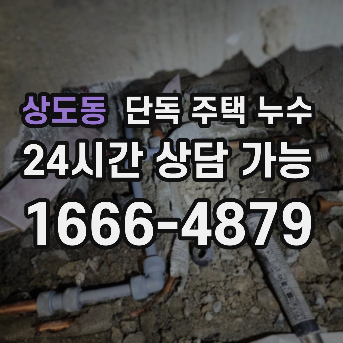 상도동 단독 주택 누수