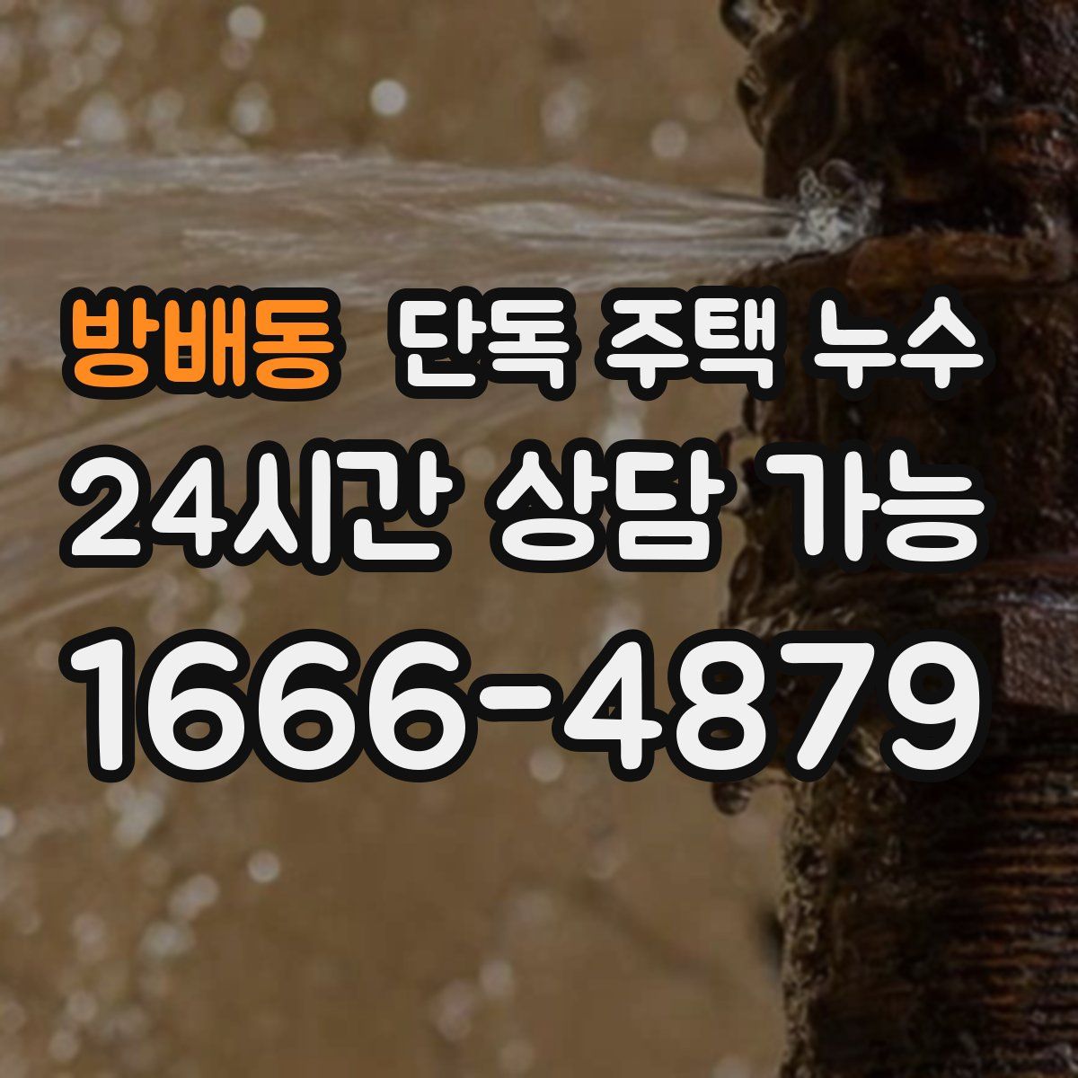 방배동 단독 주택 누수