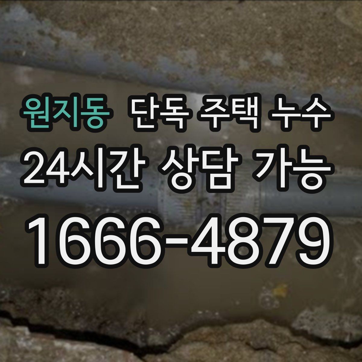 원지동 단독 주택 누수 빗물 배관 연결부가 느슨해질 때