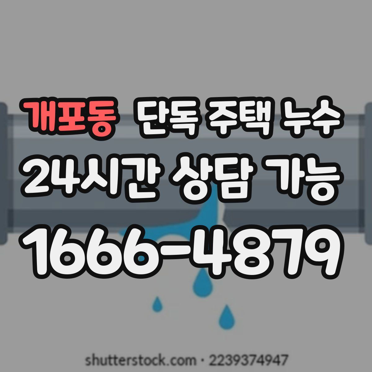 개포동 단독 주택 누수