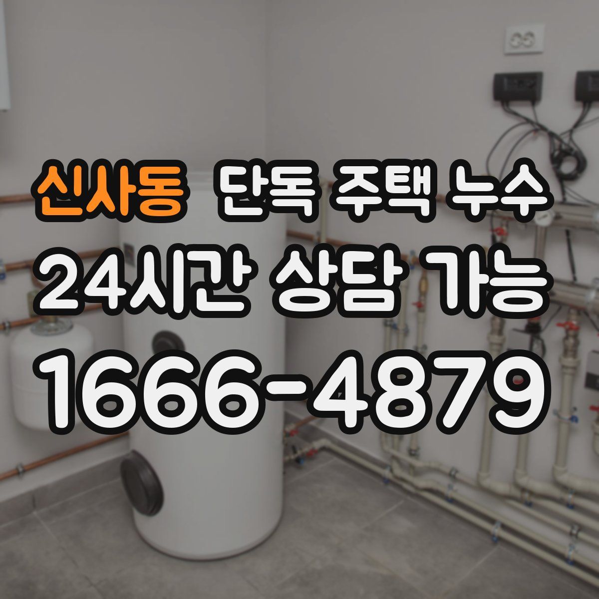 신사동 단독 주택 누수