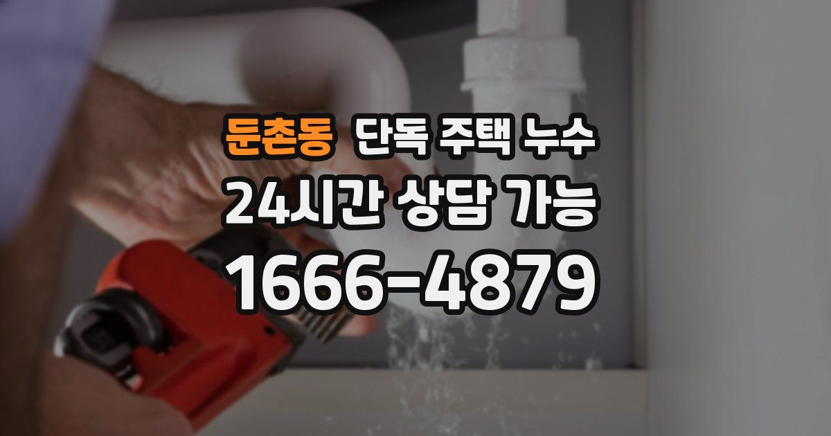 둔촌동 단독 주택 누수