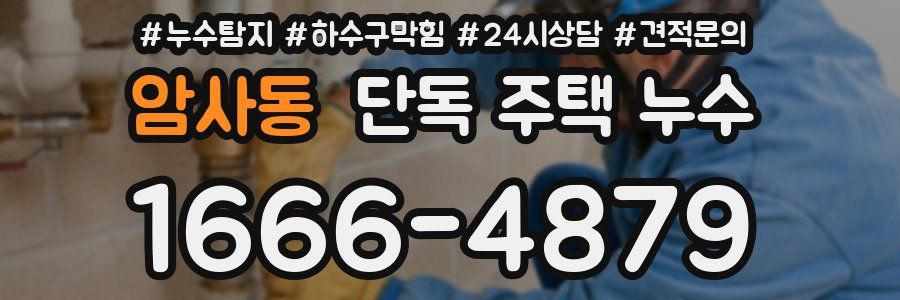 암사동 단독 주택 누수