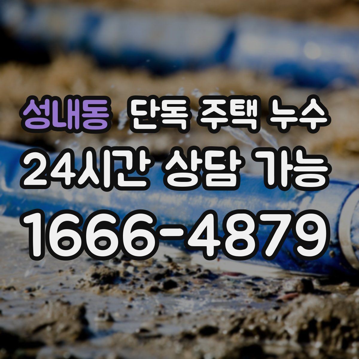 성내동 단독 주택 누수 욕실 문턱 주변 물이 고일 때