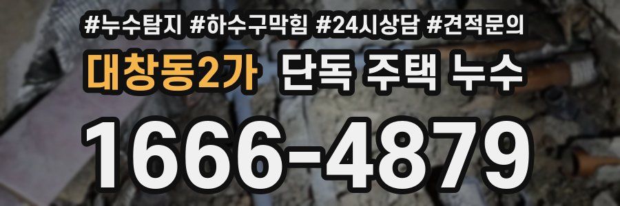 대창동2가 단독 주택 누수