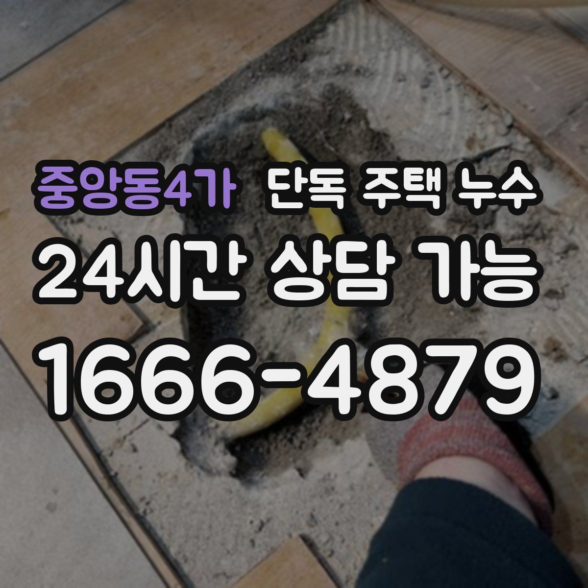 중앙동4가 단독 주택 누수