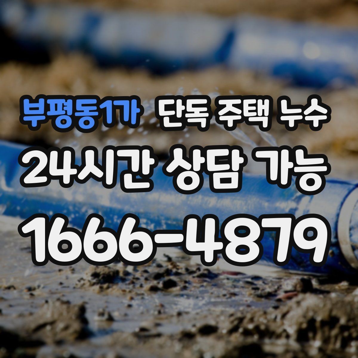 부평동1가 단독 주택 누수 케이블 관통부 실링이 떨어졌을 때