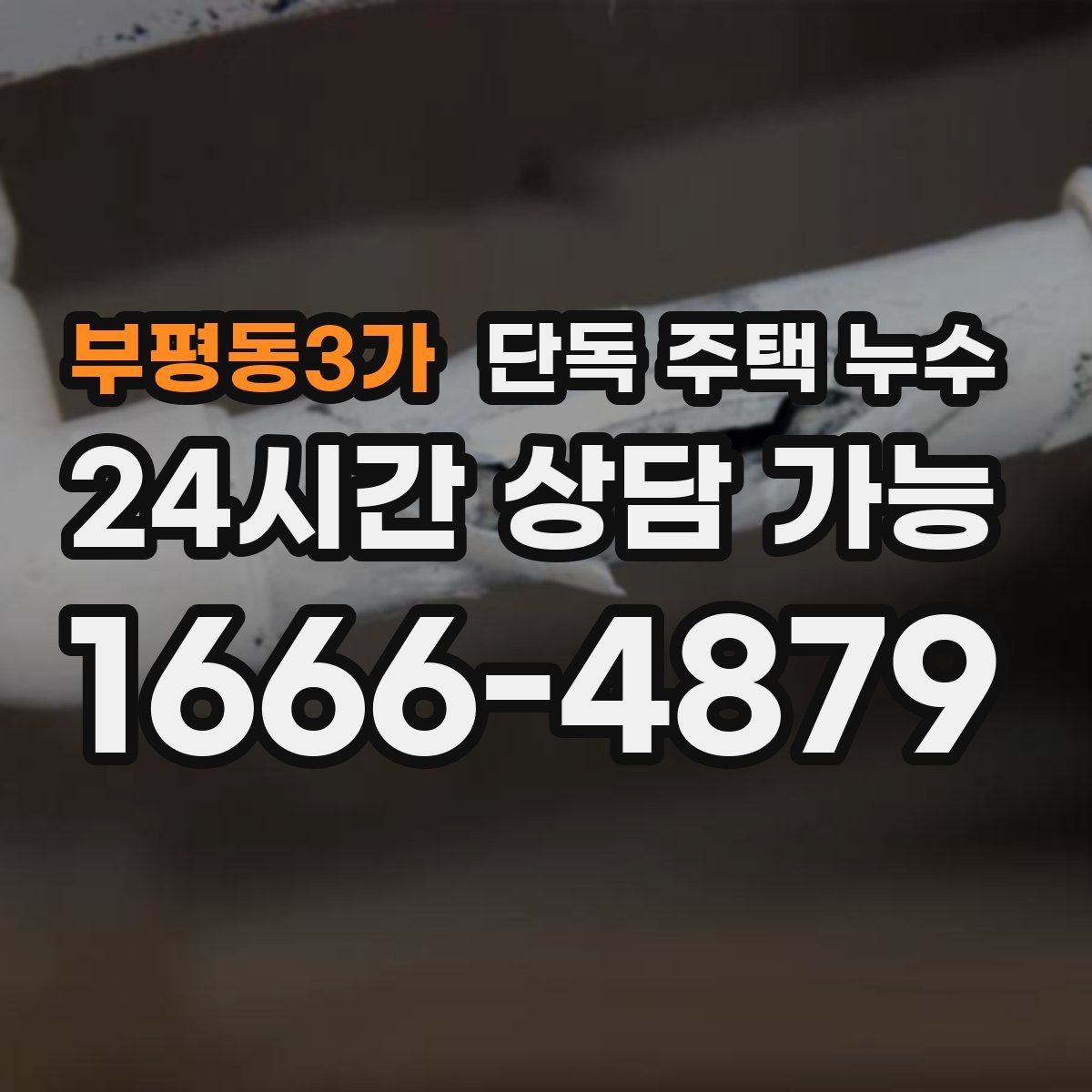 부평동3가 단독 주택 누수