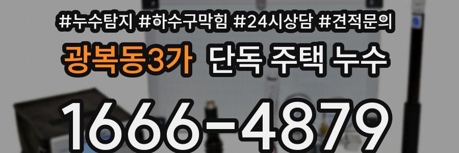 광복동3가 단독 주택 누수