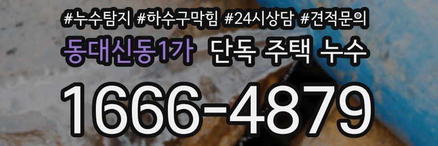 동대신동1가 단독 주택 누수