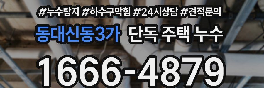 동대신동3가 단독 주택 누수