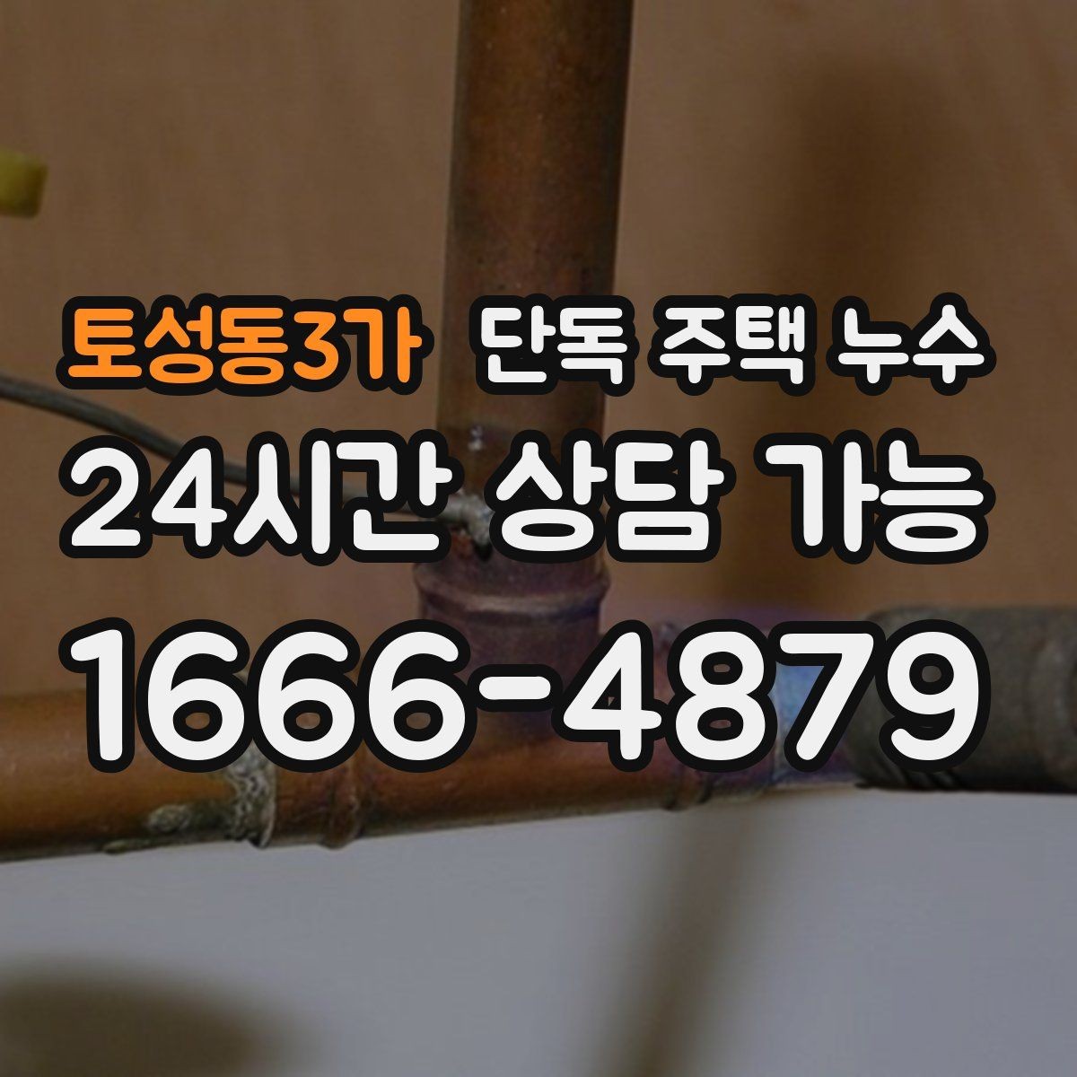 토성동3가 단독 주택 누수 홈통 문제로 실내 벽이 젖는 과정