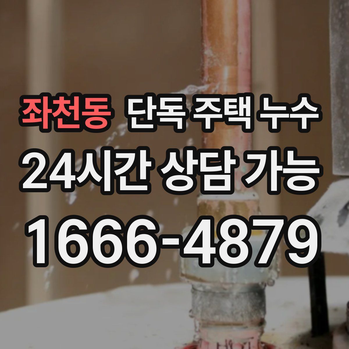 좌천동 단독 주택 누수