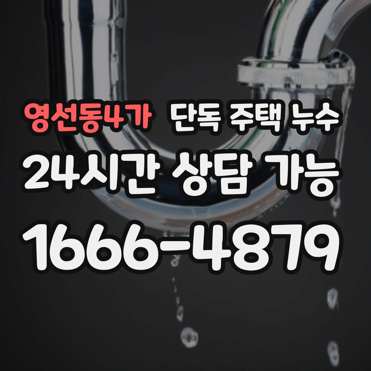 영선동4가 단독 주택 누수