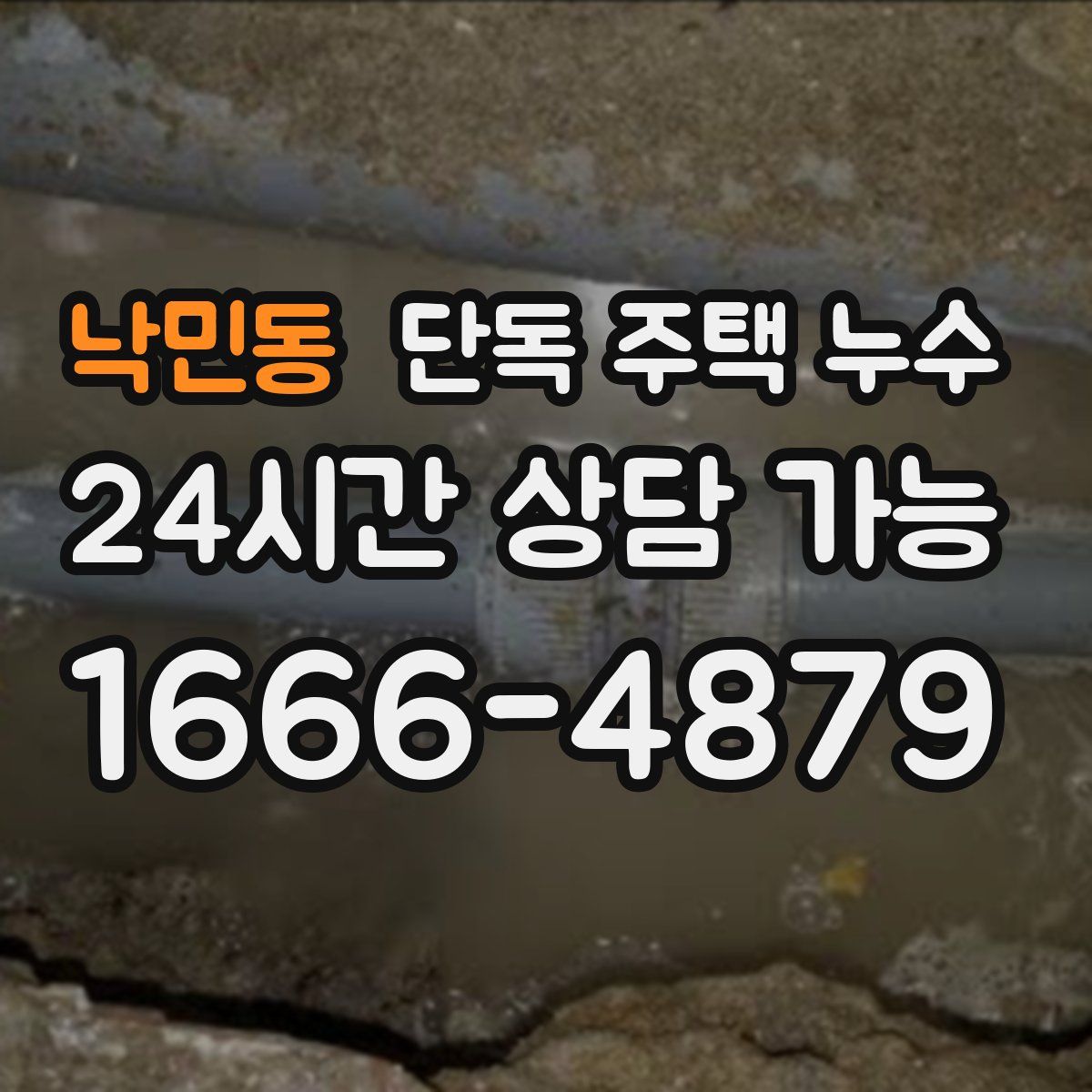 낙민동 단독 주택 누수