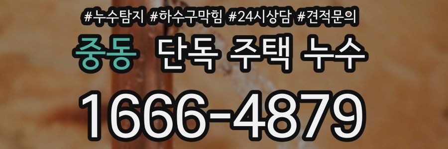 중동 단독 주택 누수