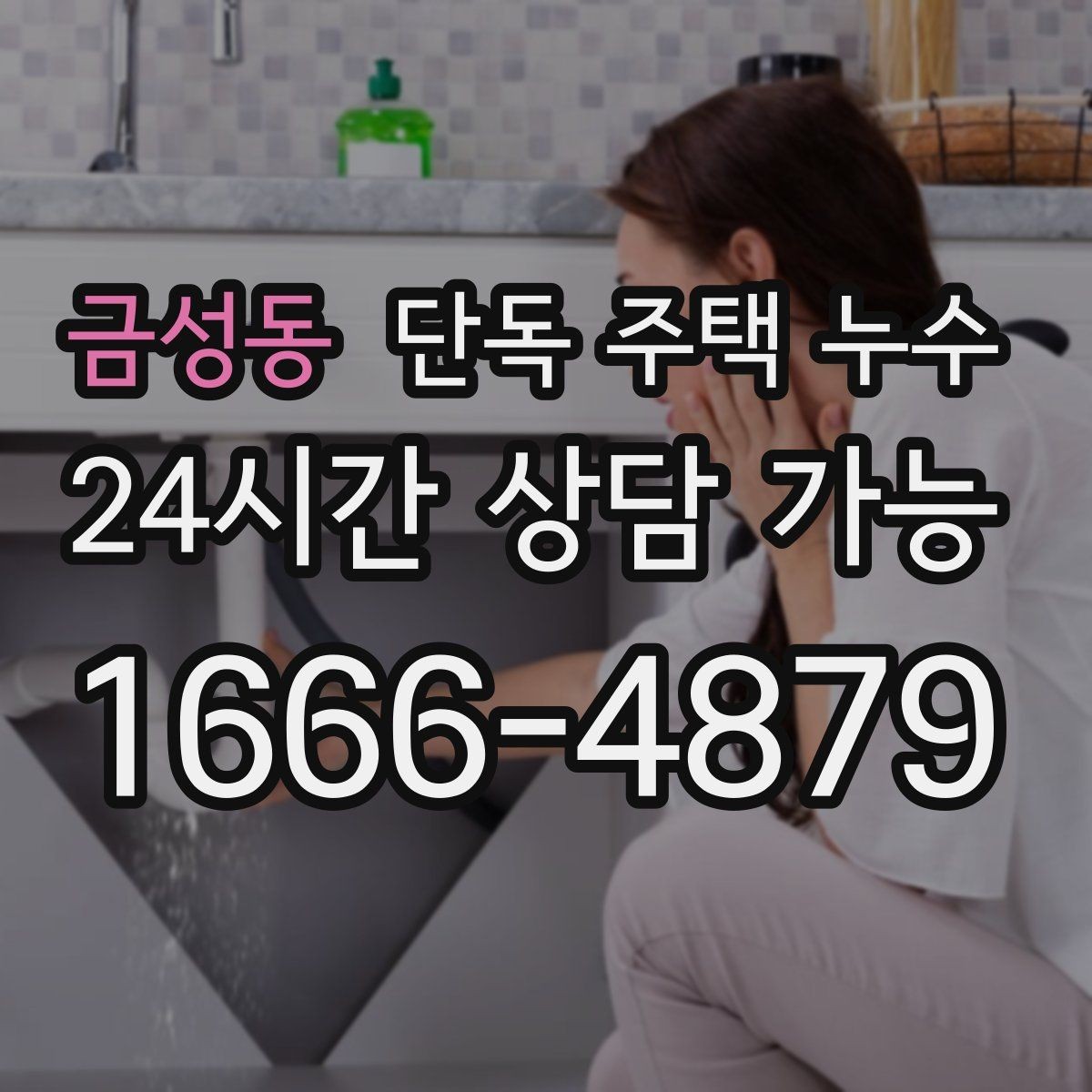 금성동 단독 주택 누수 싱크대 하부에서 물이 새는 흔한 원인