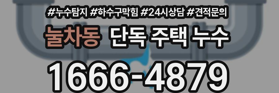 눌차동 단독 주택 누수