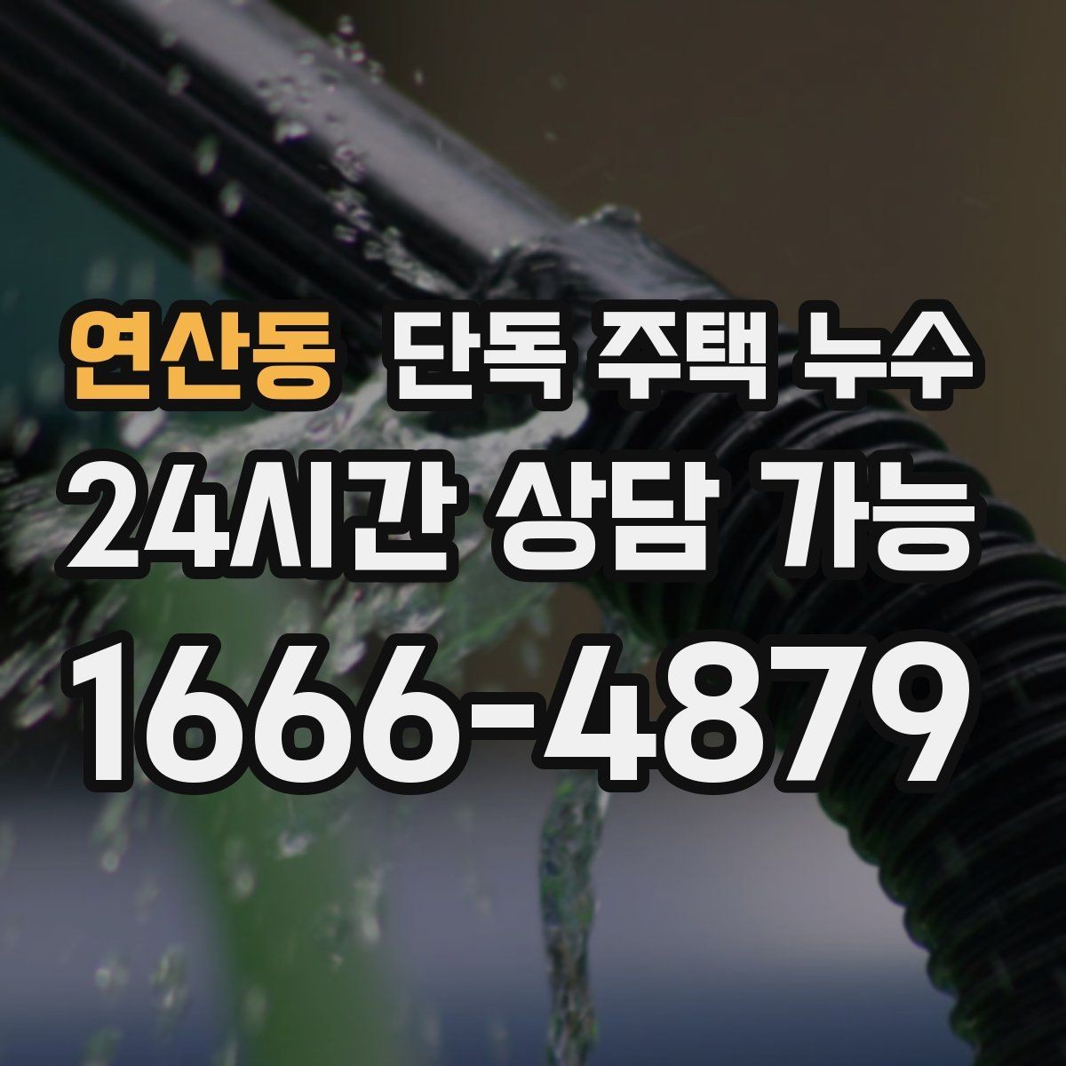 연산동 단독 주택 누수 커튼이 젖는 위치로 원인 좁히기