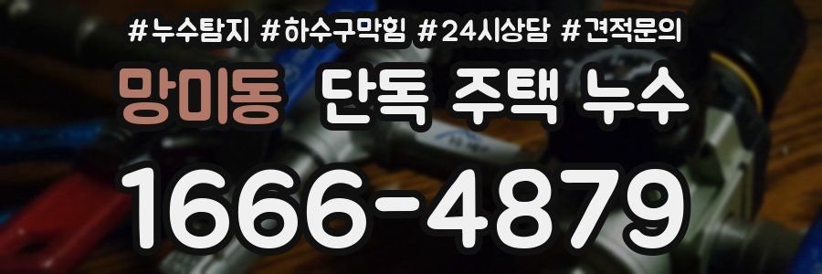 망미동 단독 주택 누수