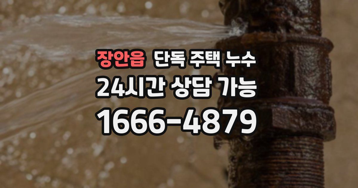 장안읍 단독 주택 누수