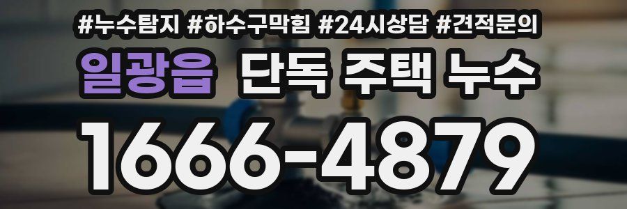 일광읍 단독 주택 누수