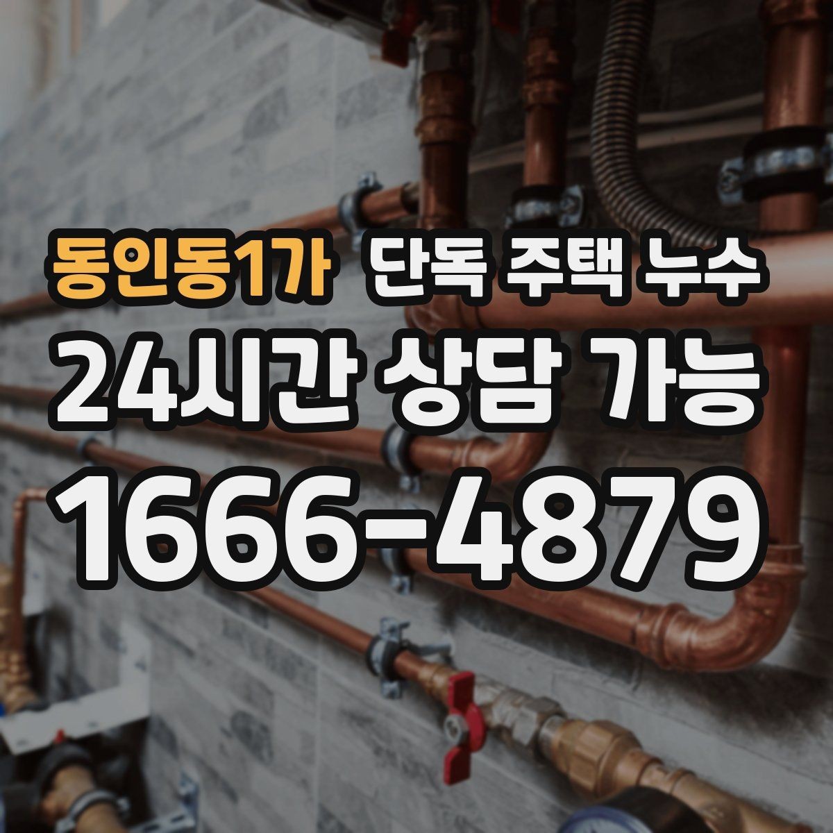 동인동1가 단독 주택 누수 한 번에 끝내려면 증상 정리가 먼저