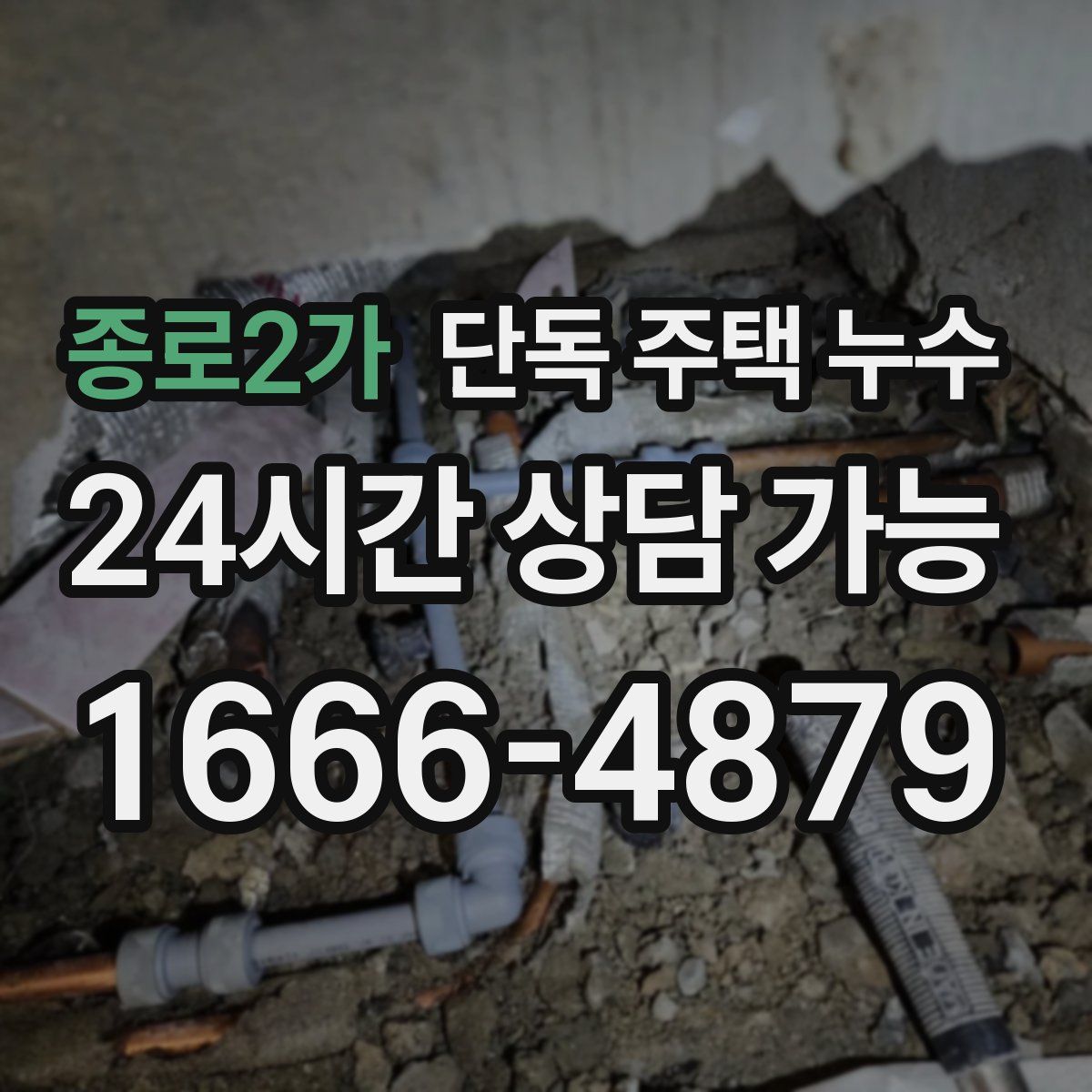 종로2가 단독 주택 누수