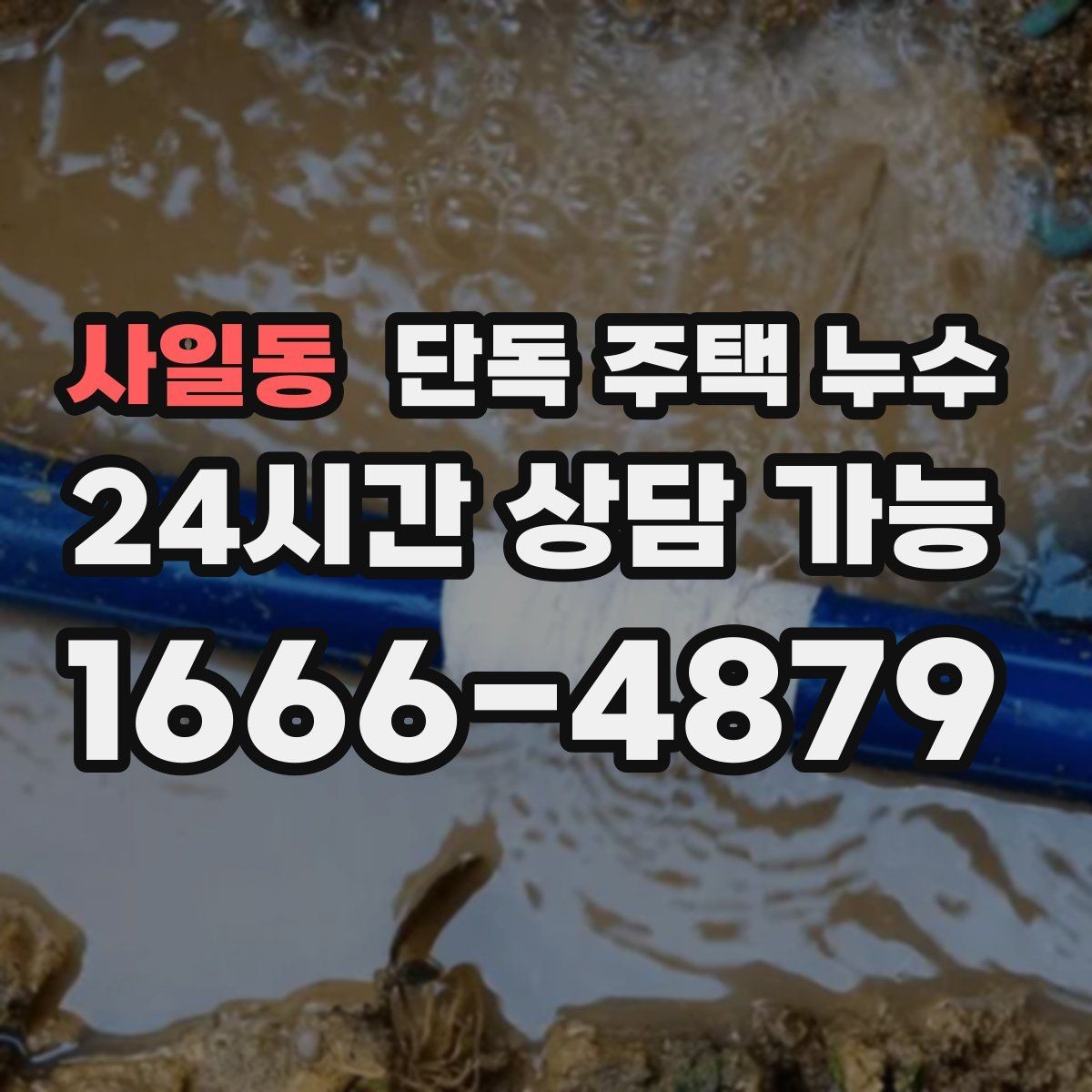 사일동 단독 주택 누수 샤시 레일 주변 물고임이 사라지지 않을 때