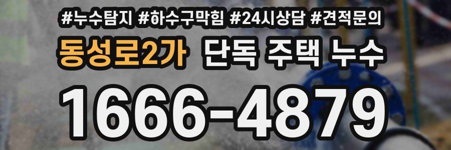 동성로2가 단독 주택 누수